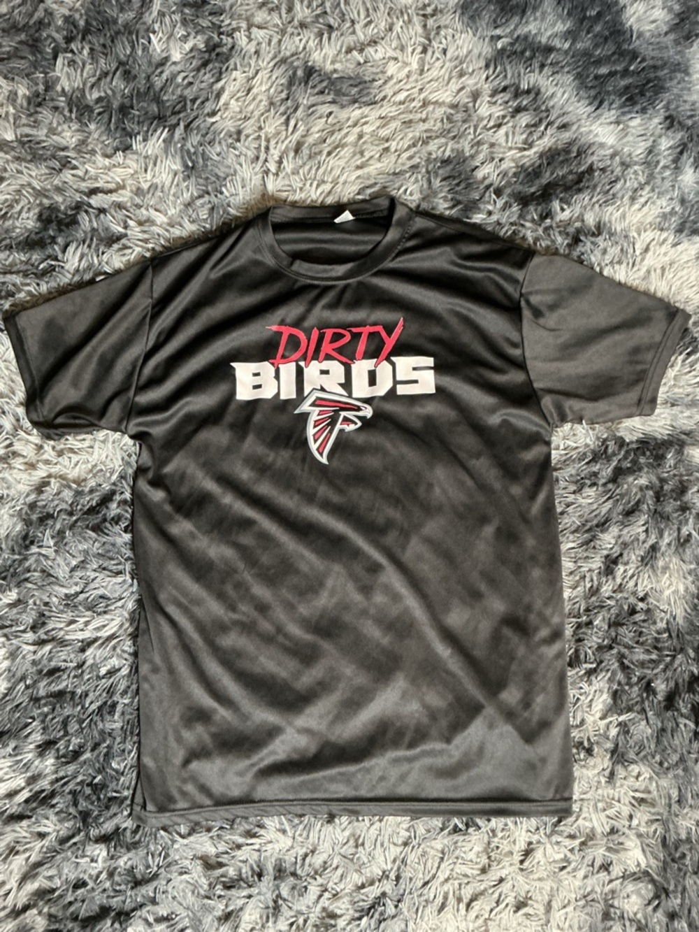 Dirty Birds Black Graphic Pet Bird T-Shirt